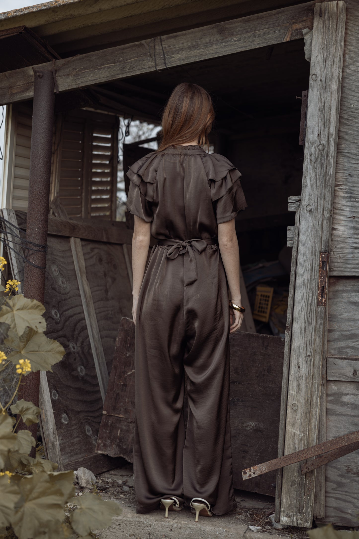 אוברול פרל חום