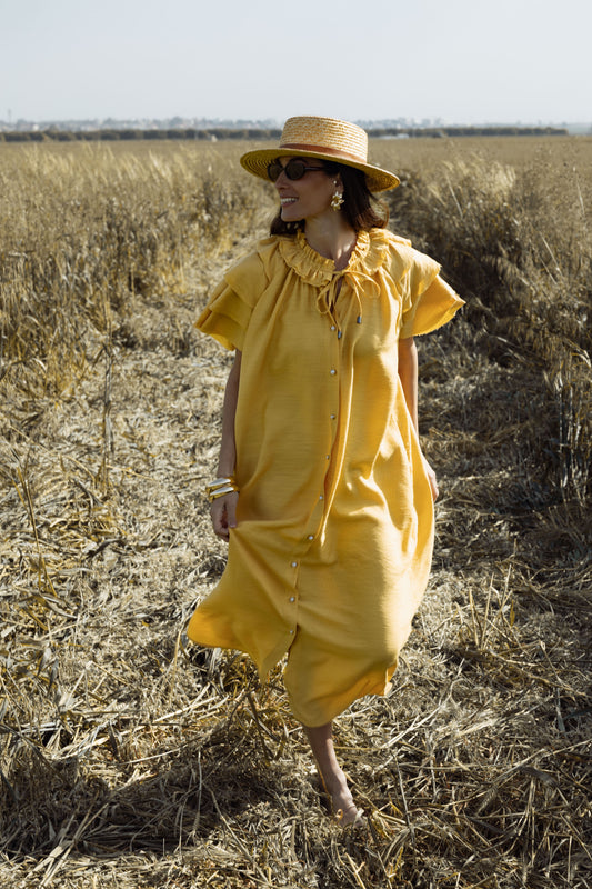 שמלת אריאה צהובה