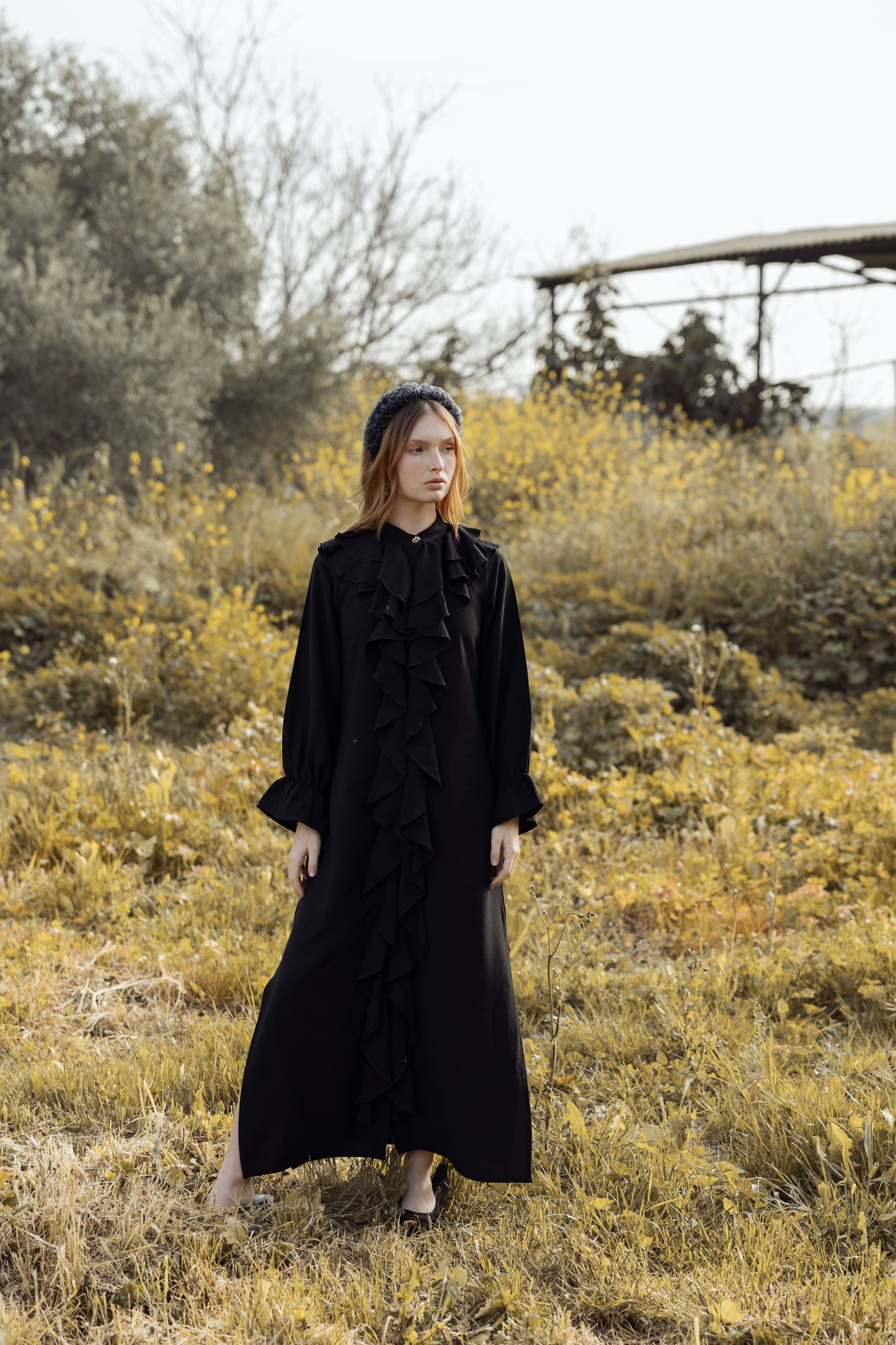 שמלת אמבר שחורה
