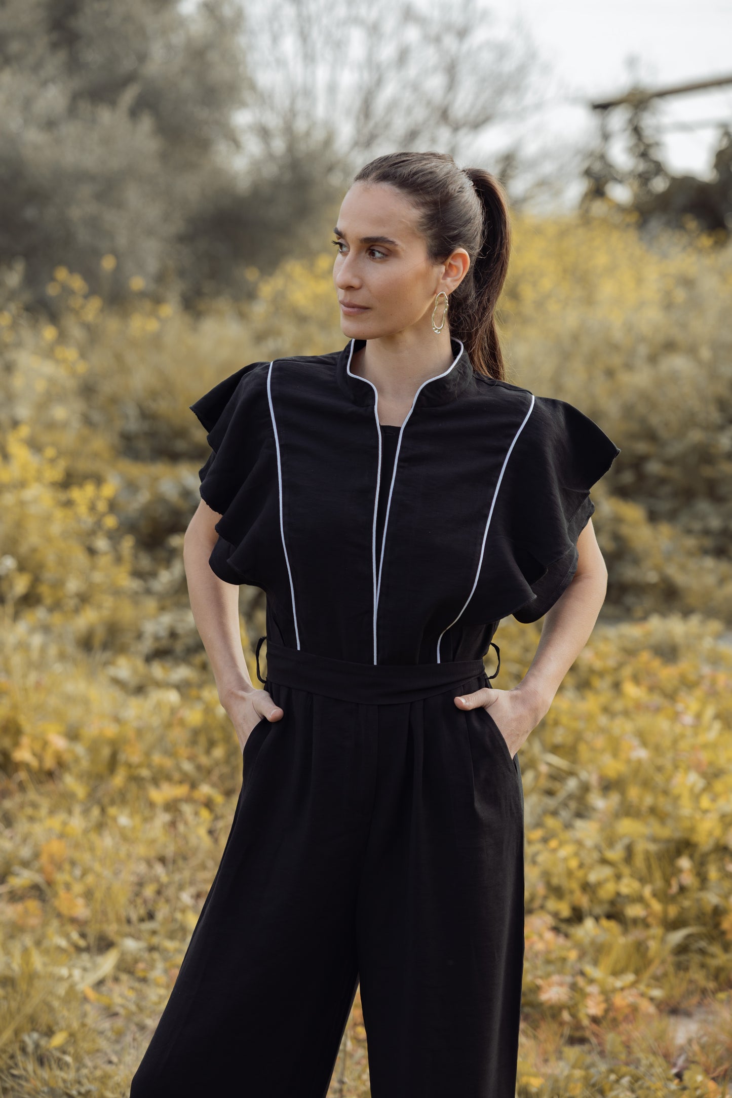 אוברול בריז שחור
