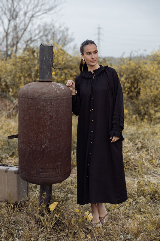 שמלת סול שחורה